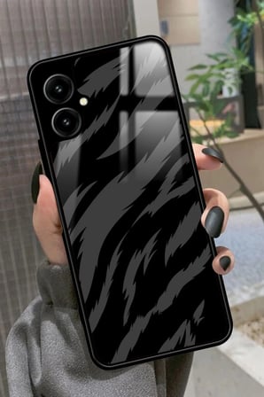 Omix X5 Uyumlu Zebra Tasarımlı Parlak Silikon Kılıf