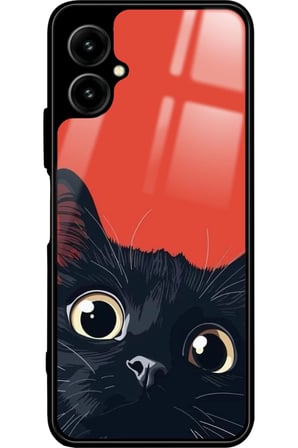 Omix X5 Uyumlu Kedi Tasarımlı Parlak Silikon Kılıf