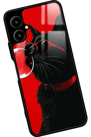 Omix X5 Uyumlu Kedi Tasarımlı Parlak Silikon Kılıf
