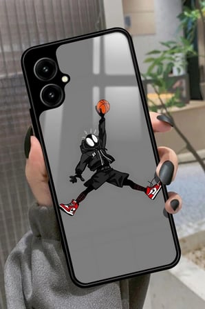 Omix X5 Uyumlu Basketbol Tasarımlı Parlak Silikon Kılıf