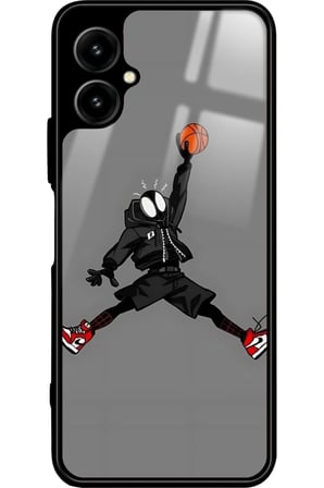 Omix X5 Uyumlu Basketbol Tasarımlı Parlak Silikon Kılıf