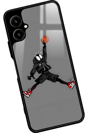 Omix X5 Uyumlu Basketbol Tasarımlı Parlak Silikon Kılıf