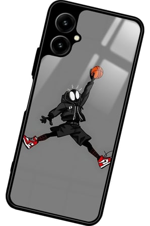 Omix X5 Uyumlu Basketbol Tasarımlı Parlak Silikon Kılıf