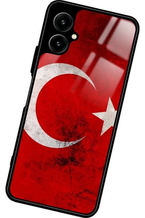 Omix X5 Uyumlu Türk Bayrağı Tasarımlı Parlak Silikon Kılıf