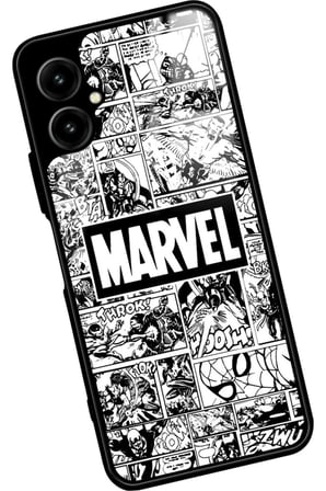 Omix X5 Uyumlu Marvel Tasarımlı Parlak Silikon Kılıf
