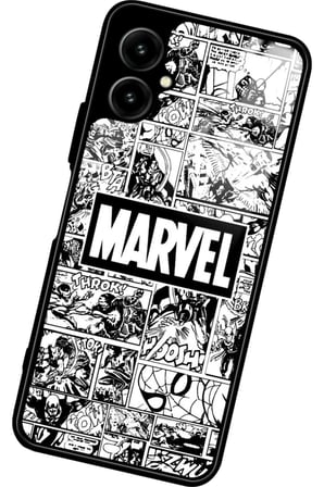 Omix X5 Uyumlu Marvel Tasarımlı Parlak Silikon Kılıf