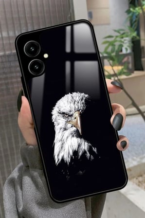 Omix X5 Uyumlu Kartal Tasarımlı Parlak Silikon Kılıf