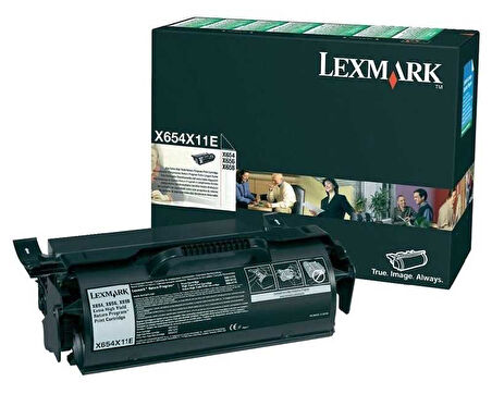 Lexmark X654X11E Siyah Orjinal Toner 