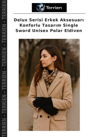 Delux Serisi Erkek Aksesuarı Konforlu Tasarım Single Sword Unisex Polar Eldiven