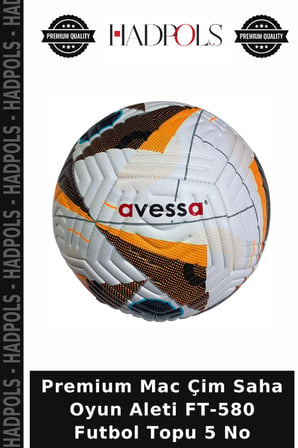 Premium Mac Çim Saha Oyun Aleti FT-580 Futbol Topu 5 No