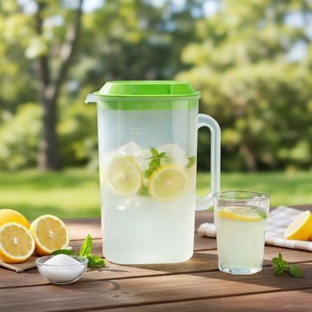 Delux Serisi Konforlu Tutuş Günlük Kullanım Mutfak Gereci Oval Plastik Sürahi