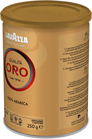 Qualità Oro Filtre Kahve Teneke Kutu (250gr) x6