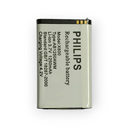 Philips X800 Batarya Philips Xenium X800 Uyumlu Batarya