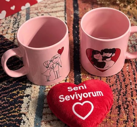 Sevgiliye Özel 3 Parça Hediye Seti