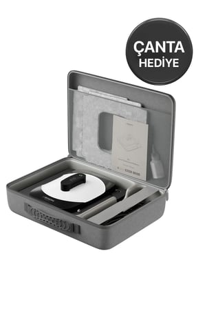 Xenon Smart Cam Silme Robotu ve 6 Adet Mop | Elo Serisi, Kumandalı, 3 Modlu, Mobil Kontrollü Set