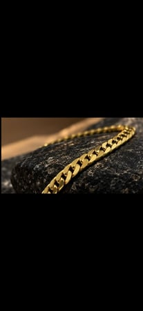 Gold Zincir Erkek Bileklik – Klasik Örgü Tasarım Şık ve Modern Bileklik
