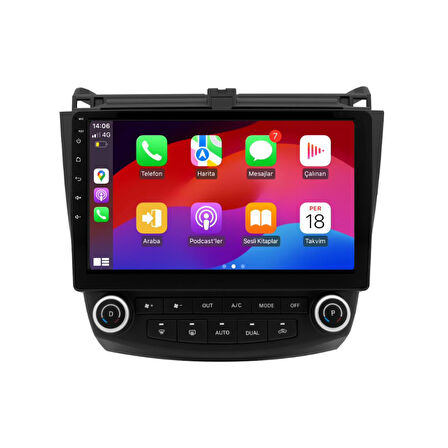 Honda Accord Android Multimedya Sistemi 2-32 For-X (2003-2008)