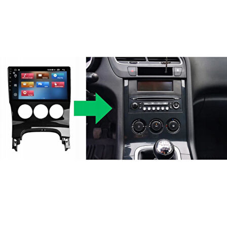 Peugeot 3008 Android Multimedya Sistemi 2-32 For-X(2009-2015)