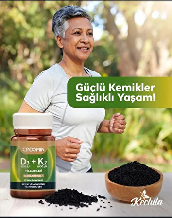 CADOMİN D3+K2 VİTAMİNLERİ 1000MG