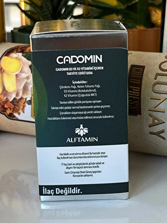CADOMİN D3+K2 VİTAMİNLERİ 1000MG