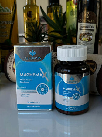 ALFTAMİN MAGNEMAX MALAT&SİTRAT BİSGLİSİNAT 1000MG