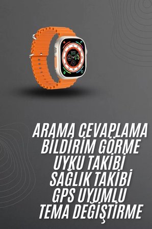 Akıllı Saat Arama Cevaplayan Bildirim Görme Yeni Nesil Bluetooth Bağlantılı