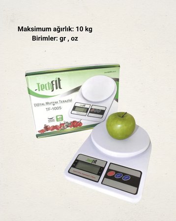 LCD Ekranlı Yüksek Hassasiyetli Dijital Mutfak Terazisi Yeni Nesil