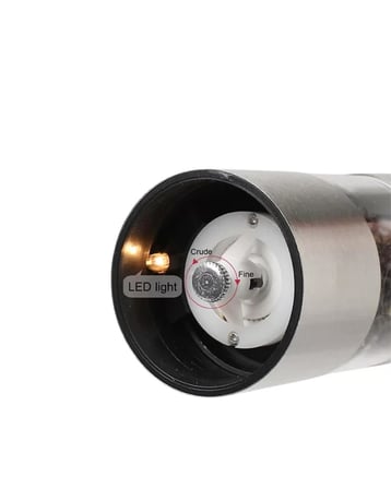 Elektrikli Baharat Öğütme Cihazı Ergonomik Şeffaf Gövde Yeni Nesil