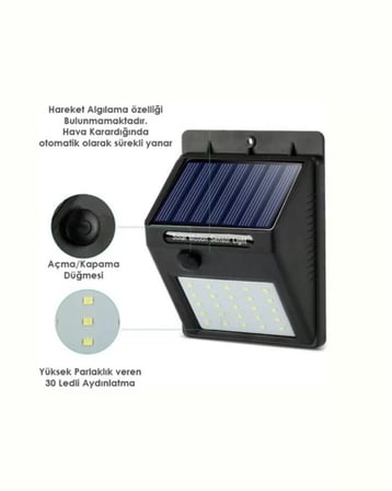 Su Geçirmez 20 LED Solar Aydınlatma | Dış Mekan için PIR Hareket Sensörü ile Akıllı Işık Yeni Nesil