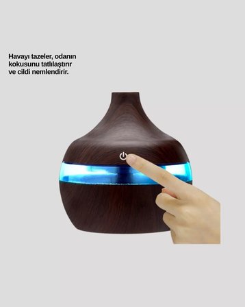 Prizden Çalışan Sessiz Ultrasonik Hava Nemlendirici Difüzör Yeni Nesil