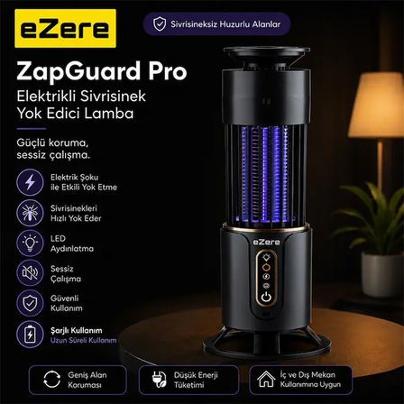 Ezere ZapGuard Pro Elektrikli Sivrisinek Yok Edici lamba-1852