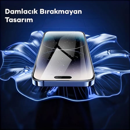 HOCO 9D iPhone 15 Pro Tempered Kırılmaz Cam Ekran Koruyucu-1852
