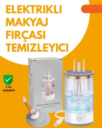 Tüm Makyaj Fırçalarıyla Uyumlu Derin Temizlik Makinesi