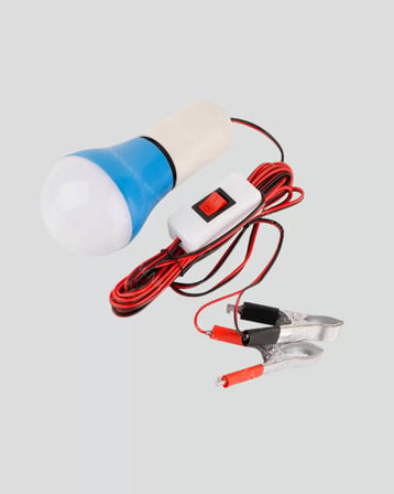 12V LED Ampul Timsah Kıskaçlı Taşınabilir Aydınlatma