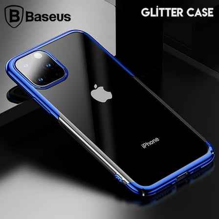 Baseus Glitter Case İPhone 11 Pro  Max 6.5  Şeffaf Lüx Silikon Kılıf-1852