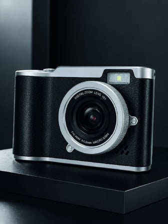 Taşınabilir Dijital Fotoğraf Makinesi LED Flaş ve 18X Dijital Zoom