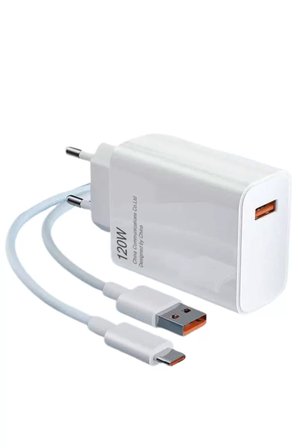 Turbo Hızlı Şarj Destekli 120W USB-C Şarj Seti