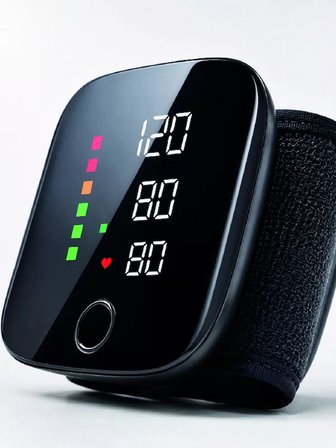 Taşınabilir Şarjlı Bilekten Tansiyon Ölçer Pratik Kullanım