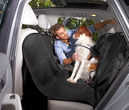 Markaflex Kedi Köpek Araba Koltuğu Kılıfı Araba Oto Araç Koltuk Kılıfı Örtüsü Evcil Hayvan Kedi Köpek Arka Koltuk Kılıfı