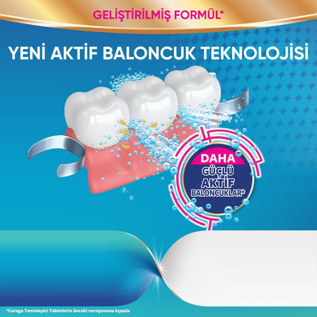 Corega Beyazlatıcı Temizleyici Tablet 30 adet