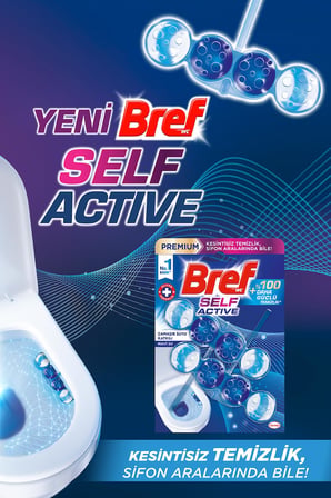 Bref Self Aktiv Chlorine Duopack Çamaşır Suyu Katkılı 2'li Klozet Bloğu