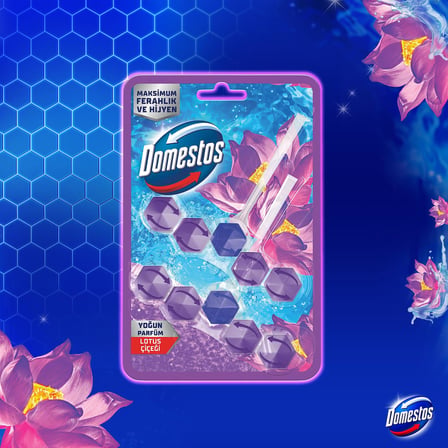 Domestos Tuvalet Bloğu Lotus Çiçeği 100 Gram