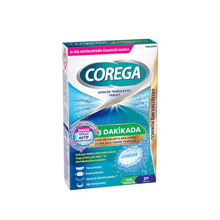 Corega 3 Dakikada Temizleyici Tablet