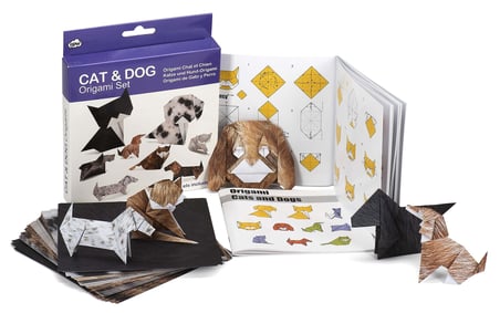 NPW Cat & Dog Origami Kit