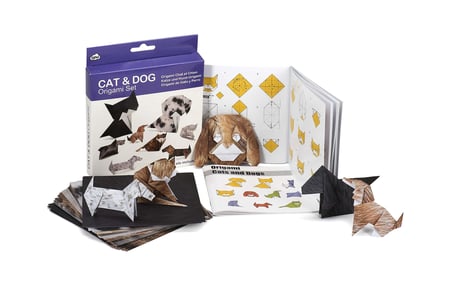 NPW Cat & Dog Origami Kit