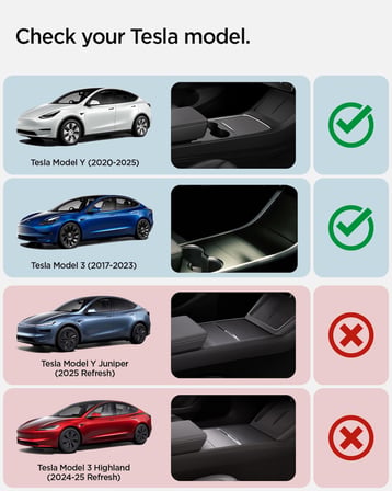 Spigen Tesla Model Y Legacy 2024-2023 Kolçak Kol Dayama Koruma Kılıfı TO240 Siyah - ACP06042 (Spigen TR Garantili)