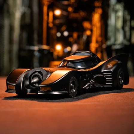 Jada, 253215013, Batman 1989 Batmobile, Die-Cast Metal, Açılabilir Parçalar, 1:24 Ölçek, Batman Figürü, 20 cm, 7 cm, Serbest Tekerlekli