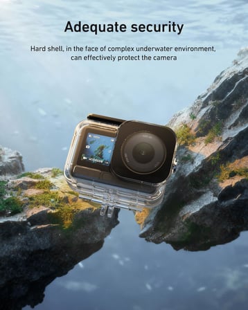 TELESIN Osmo Action 6 Su Geçirmez Kılıf (60Metreye kadar) | Osmo Action 6 Waterproof Case