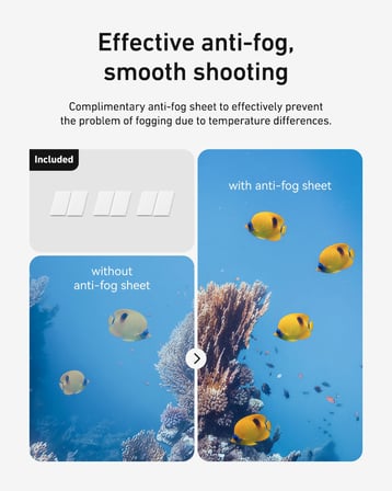 TELESIN Osmo Action 6 Su Geçirmez Kılıf (60Metreye kadar) | Osmo Action 6 Waterproof Case