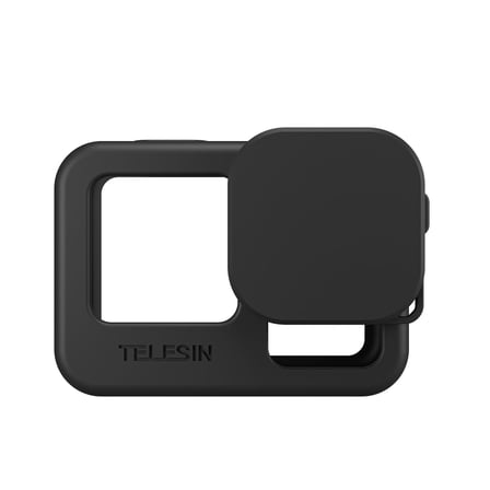 Telesin GoPro HERO13 Uyumlu Silikon Kılıf | HERO12/11/10/9 Uyumlu + Silikon Lens Koruyucu + Kordon İp